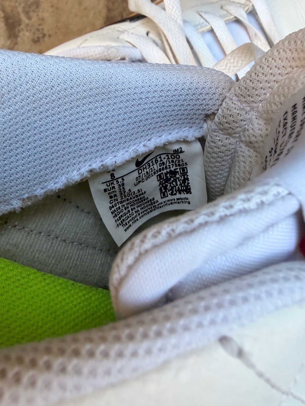 Nike Court Legacy White Low-Top Sneakers - Picture 6 of 7